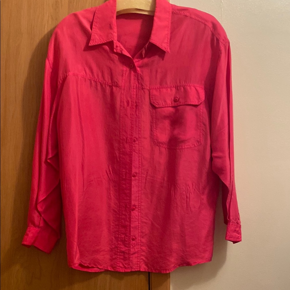 The Limited Silk Pink Blouse